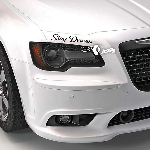 Stay Driven Haubenbeschriftung Vinyl-Aufkleber für BMW