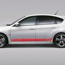 Aufkleber Seitenstreifen Kit für Suba Impreza Fließheck 2007–2012 Wrx Sti 09 3