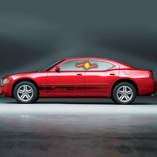 Seitenstreifen-Aufkleber-Grafik-Aufkleber-Kit für DODGE CHARGER LX 2005-2011