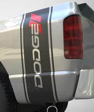 Branded Heckseitliche Streifen Vinyl-Aufkleberset für Dodge Ram 1500-3500_4