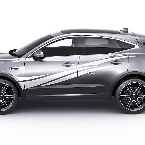Jaguar E-Pace Seitentür Grafik Aufkleber Logo Sticker
