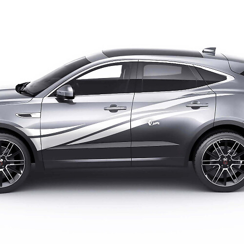 Jaguar E-Pace Seitentür Grafik Aufkleber Logo Sticker
