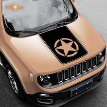 2015–2018 Jeep Renegade Vinyl Motorhaube Aufkleber Aufkleber Grafik 3