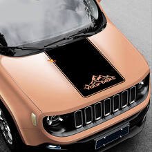 Individuelle Vinyl-Aufkleber in Mountain-Style für die Motorhaube des Jeep Renegade_3