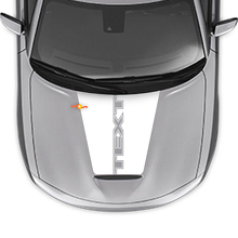 Haubeneinsatz Dodge Charger Hemi Blackout Aufkleber Aufkleber
 3