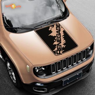 Motorhaube Jeep Renegade Splash Splatter Logo Grafik Vinyl Aufkleber Aufkleber