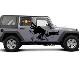 American Iron-Vinyl Decal Sets für Jeep, Ram, Ford, Chevy Graphics
