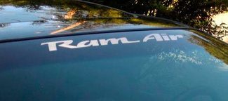 Ram Air Windschutzscheiben-Banner-Aufkleber Firebird GTO Trans AM