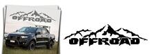 4 Mountain Offroad-Motorhauben-Aufkleber-Grafik-Kit für Ford Ranger 5