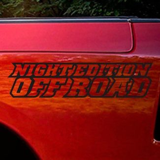 Dodge Ram Rebel Night Edition Side Truck Vinyl-Aufkleber Grafik Off Road Pickup