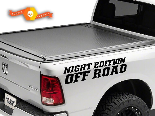 Night Edition Off-Road Seitenwand Vinyl-Aufkleber-Set für Dodge Ram Truck