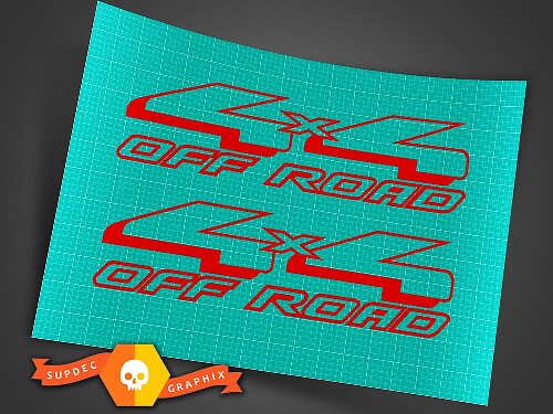 4x4 Offroad Outline Stil Universeller Vinyl-Aufkleber