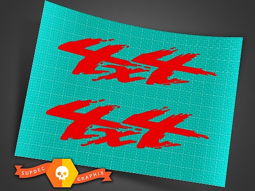 4x4 Offroad 4WD Spritzschutz-Aufkleber aus Vinyl für Ford Truck