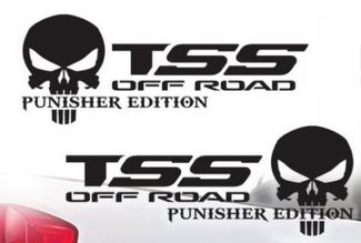 Toyota TSS Truck Offroad Racing Tacoma Tundra The Punisher Aufkleber Vinyl-Aufkleber