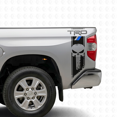 TRD Punisher-Stil Seitenstreifen Vinyl-Aufkleber für Toyota Tundra