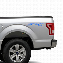 Sport 4x4 Umriss Buchstaben Seitenwand Vinyl-Aufkleber Sticker für Ford F-150 2015-2016_2