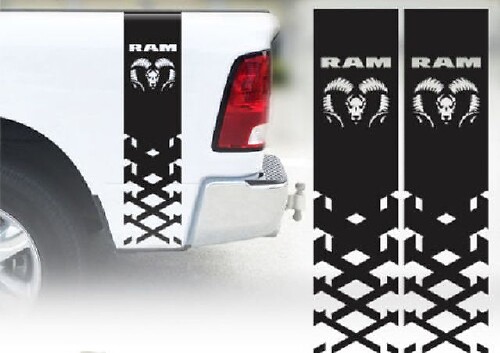 Markierte Akzentstreifen Vinyl-Aufkleber für die Seitenwand des Dodge Ram 1500