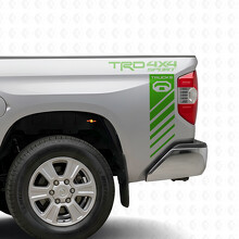 TRD 4x4 Sport Racing Streifen Vinyl-Aufkleber für Toyota Tundra 2016-2017_3