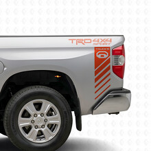 TRD 4x4 Sport Racing Streifen Vinyl-Aufkleber für Toyota Tundra 2016-2017_4