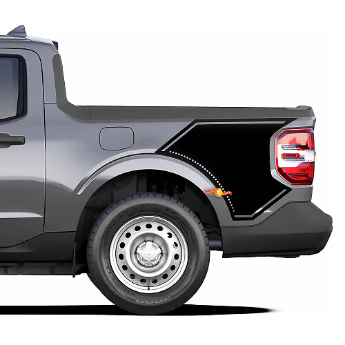 Punktbett Seiten Vinylaufkleber Grafik Für Musclecar Maverick 2022 und neuer