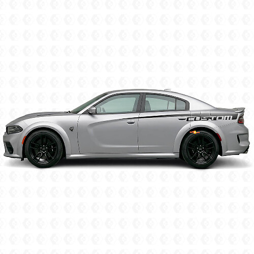 Individuelles Seitenstreifen-Vinylaufkleber für Dodge Charger Electric
