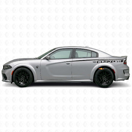 Individuelles Seitenstreifen-Vinylaufkleber für Dodge Charger Electric