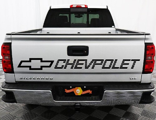 Chevy Schriftzug Heckklappen Vinylaufkleber für Chevrolet Silverado