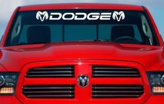 DODGE RAM Windschutzscheiben-Vinyl-Aufkleber, benutzerdefinierte 40-Zoll-Fahrzeug-Logo-Grafik