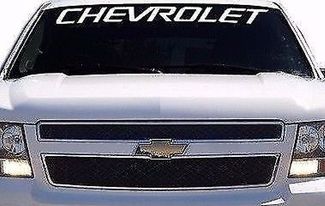Chevrolet Silverado 1500 Truck Weiß Windschutzscheibe Aufkleber Logo Vinyl Aufkleber Grafik