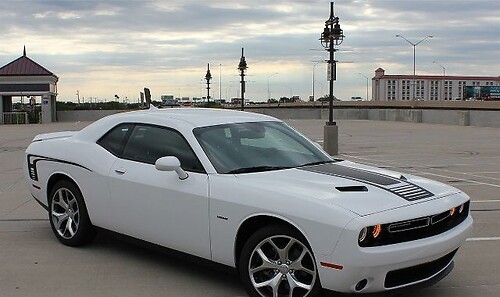 Akzentstreifen Haube & Seitenwand Vinyl-Aufkleber für Dodge Challenger 2008-2017_1