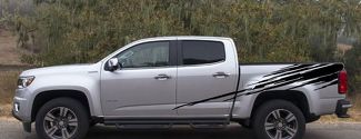 RIPPED Upper Rear Truck Bed Vinyl Graphics Kit Decals Stripes für Chevy Colorado