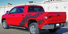 2015-2016 SHREDDER Truck Bed Hood Vinyl Graphics Any Color Sticker Decals Stripe Toyota Tundra
 2