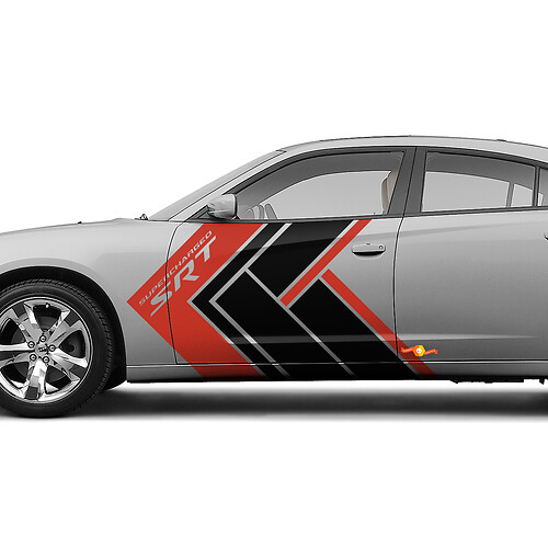 SRT Seitentüren Aufkleber für Dodge Charger
 1