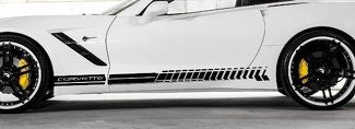 Seitentür Aufkleber Graphic Sticker Kit Chevy Corvette Z06 C7 2015-2018