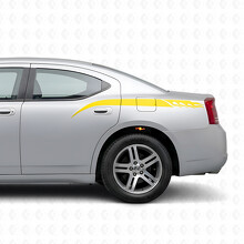 Flammen-Streifen Seiten Vinyl Aufkleber für Dodge Charger 2006-2010_5