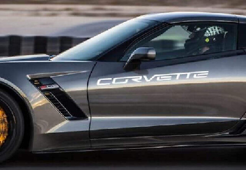 Corvette Seitenbeschriftungs-Vinylaufkleber für Chevrolet Corvette