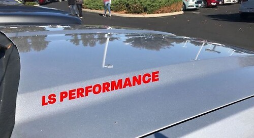 LS Performance Hauben-Vinylaufkleber für Pontiac GTO