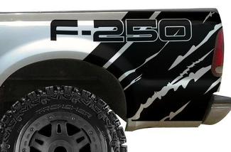 Ford F-250 (1999–2006) Custom Vinyl Decal Wrap Kit – F-250 Quarter