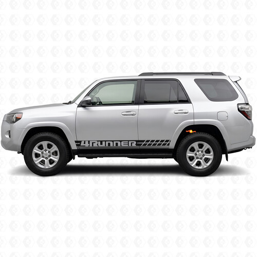 4Runner Schwellerstreifen Seiten-Tür Vinyl-Aufkleber Sticker für Toyota 4Runner 2010-2017