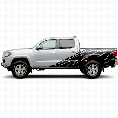 Tacoma TRD Pro Torn Splash Seitenbettdür Vinylaufkleber für Toyota Tacoma 2016-2020