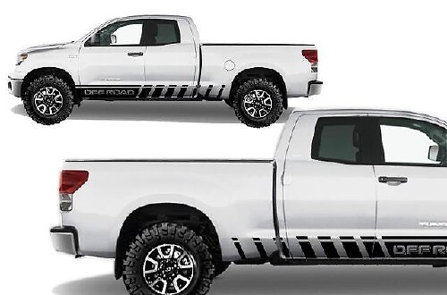Offroad Seitenstreifen Vinyl-Aufkleber für Toyota Tundra 2007-2013