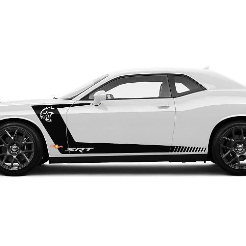 Hellcat SRT C Stripes Akzent für Dodge Challenger
