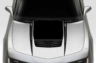 Chevrolet Camaro (2010–2015) Custom Vinyl Decal Wrap Kit – Camaro Hood Spears