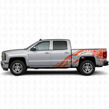 Schlamm-Spritzschutz Seitenwand Vinyl-Aufkleber für Chevrolet Silverado 2014-2017_3