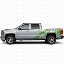 Schlamm-Spritzschutz Seitenwand Vinyl-Aufkleber für Chevrolet Silverado 2014-2017_4