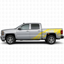 Schlamm-Spritzschutz Seitenwand Vinyl-Aufkleber für Chevrolet Silverado 2014-2017_5