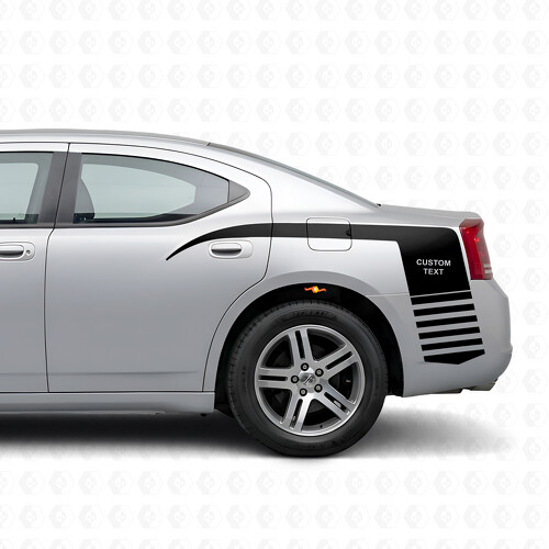 Benutzerdefinierter Stroboskop-Krallen-Streifen Seitenwand Vinyl-Aufkleber für Dodge Charger 2006-2010