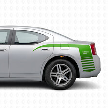 Benutzerdefinierter Stroboskop-Krallen-Streifen Seitenwand Vinyl-Aufkleber für Dodge Charger 2006-2010_3