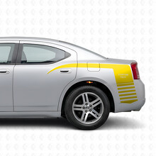 Benutzerdefinierter Stroboskop-Krallen-Streifen Seitenwand Vinyl-Aufkleber für Dodge Charger 2006-2010_5