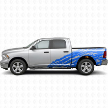 Mud Splash Style Streifen Seiten Vinyl Aufkleber Sticker für Dodge Ram 1500_2